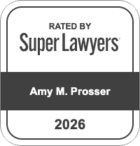 Rated by Super Lawyers | Amy M. Prosser | 2026